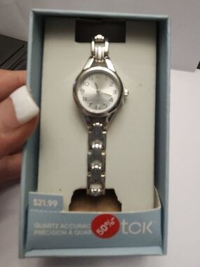Classic Silver Women's Bracelet Watch - Silver